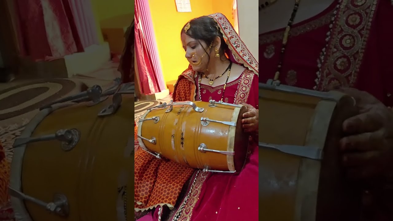 #भजन//शादी के बाद पहली बार ससुराल में दुल्हन ने सुनाया प्यारा भजन❣️ #dulhan#song #for ssural / 👍🌹