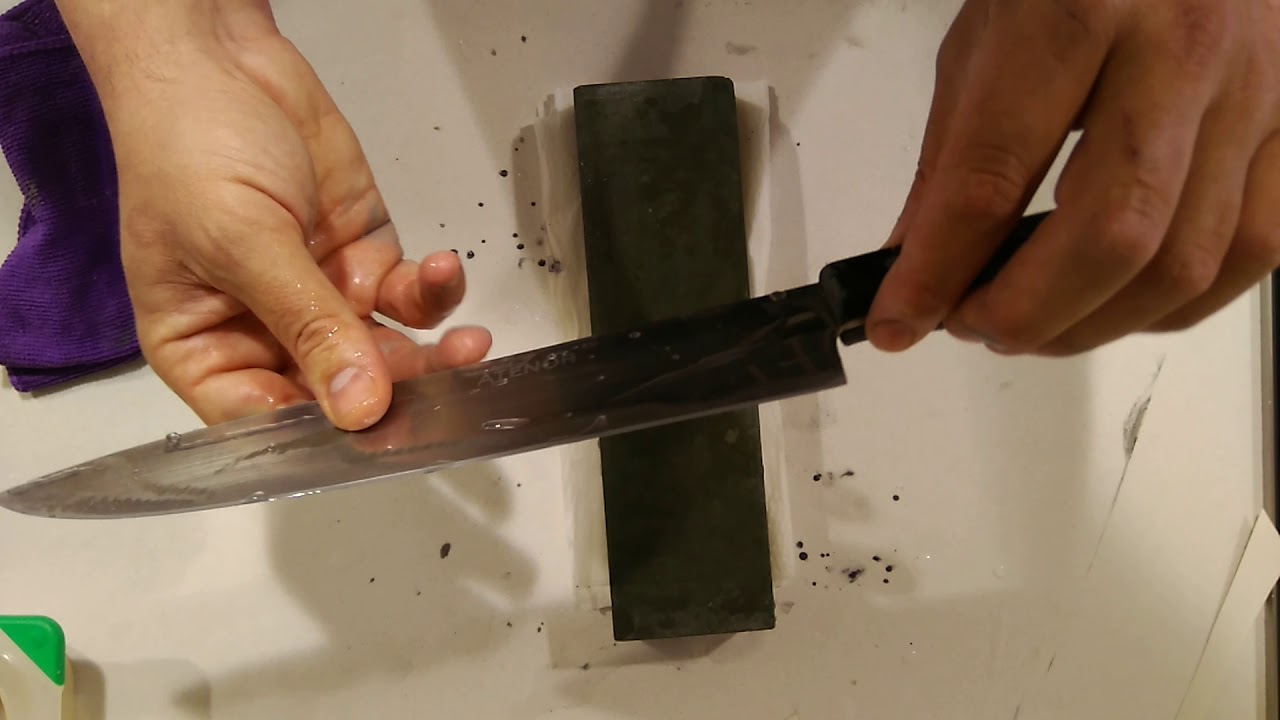 Reparando un filo en mal estado.