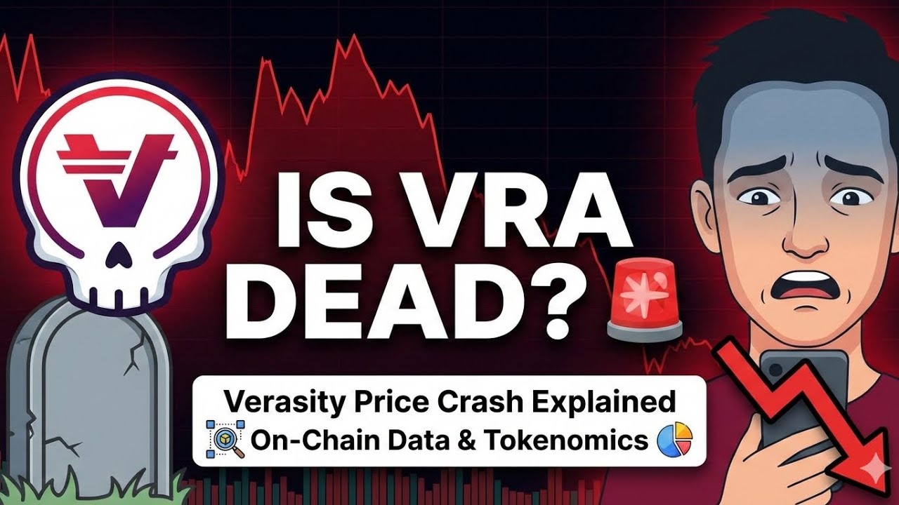 VRA мертва? 🚨 Объяснение обвала цены Verasity (данные блокчейна и токеномика)