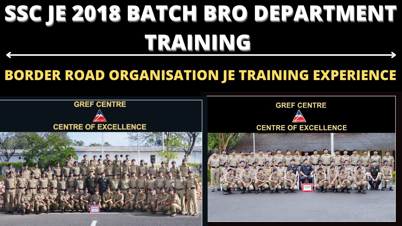 SSC JE 2018 BATCH TRAINING VIDEO. BORDER ROAD ORGANISATION JE TRAINING DETAILS. #SSCJE2018TRAINING