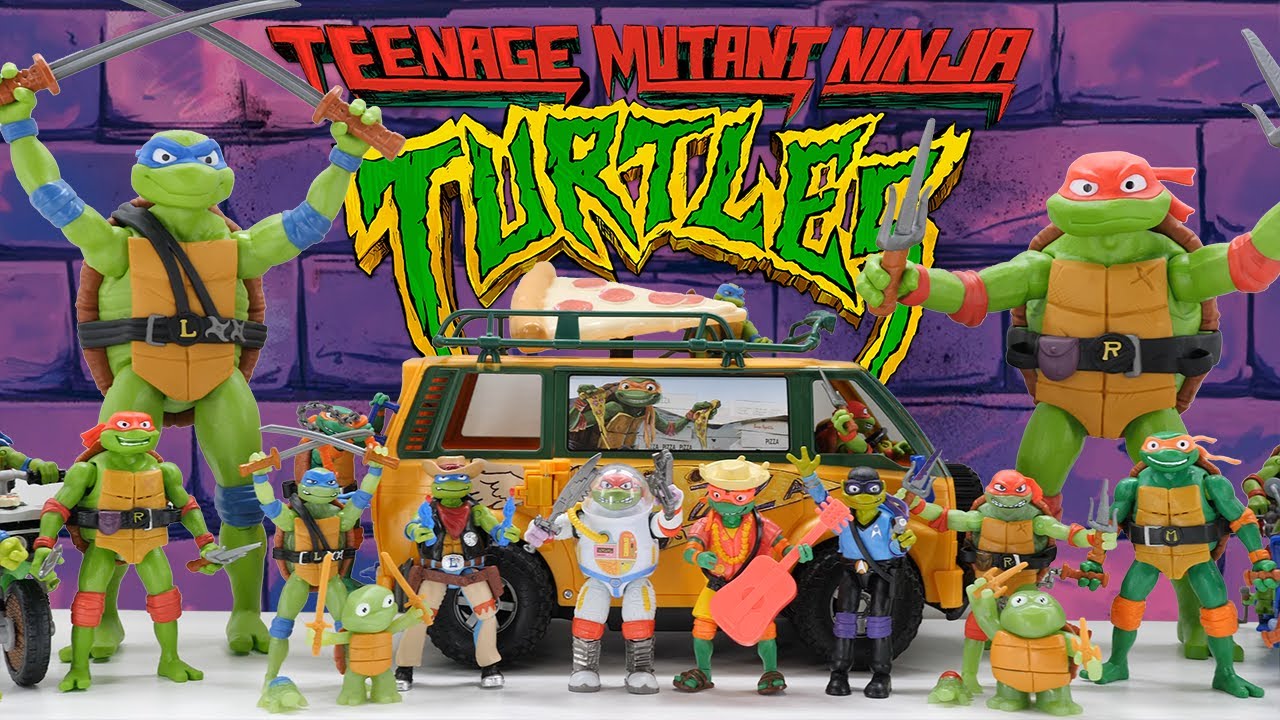 Распаковываем каждую новую игрушку TMNT: Mutant Mayhem (2023)! | Обзор