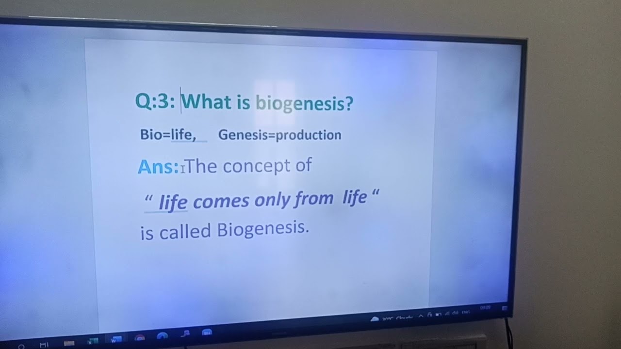 17:Biogenesis Definition:VSQ