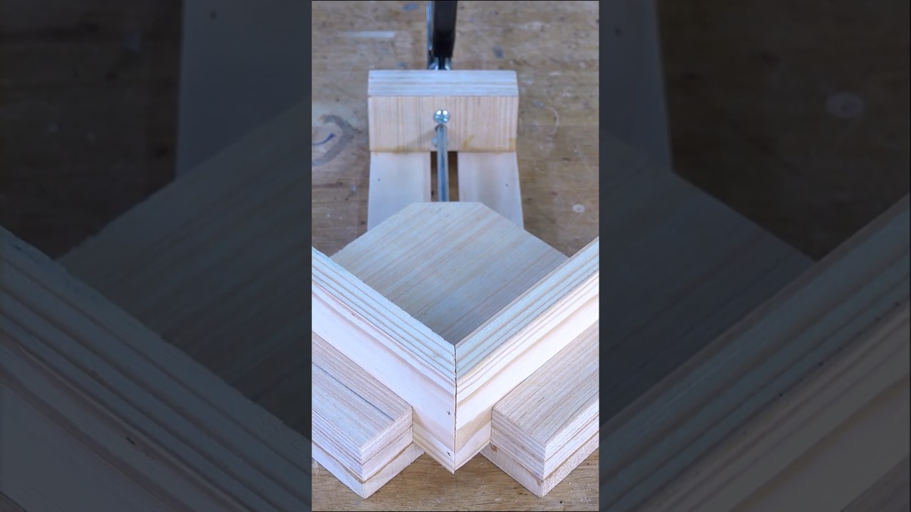 Genius Angle Clamp HACK for DIY Masters! #wood #diysander #woodscraft