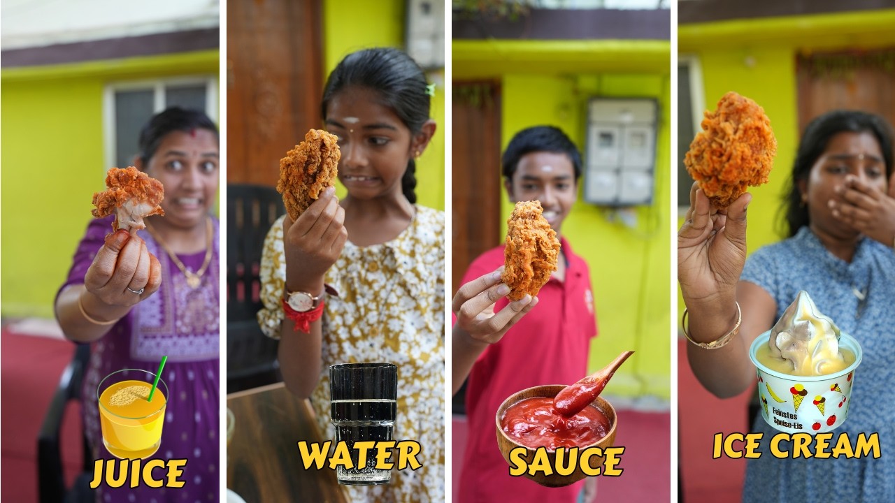 KFC vs Variable Liquid | KFC சிக்கன் கூட இதெல்லாம் வச்சு தொட்டு சாப்பிட முடியுமா ??? Mrs.Abi Time