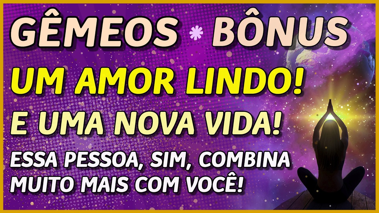 GÊMEOS ♊️ // 💖 UM AMOR LINDO E UMA NOVA VIDA! 💖 - ESSA PESSOA, SIM, COMBINA MAIS COM VOCÊ! 🙏💖⚖️