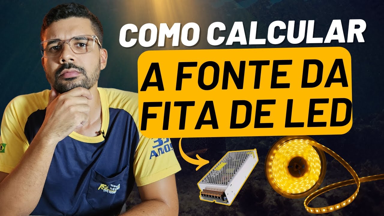 APRENDA a Calcular a Fonte Ideal para Fita de LED #dicas #eletrica