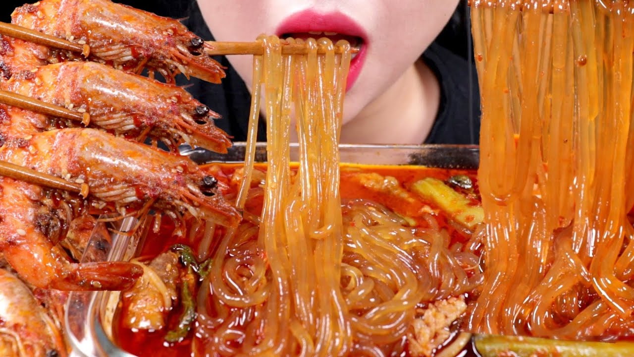 ASMR 쏸라펀, 마라새우 리얼사운드 먹방 SUAN LA FUN, MALA SHRIMP EATING SOUND MUKBANG
