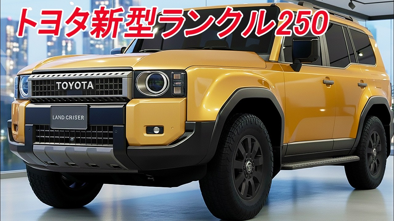 【価格は577万9400円となっています】トヨタ新型ランクル250 、2026年4月3日改良日本発売！VXグレード装備強化で魅力UP！