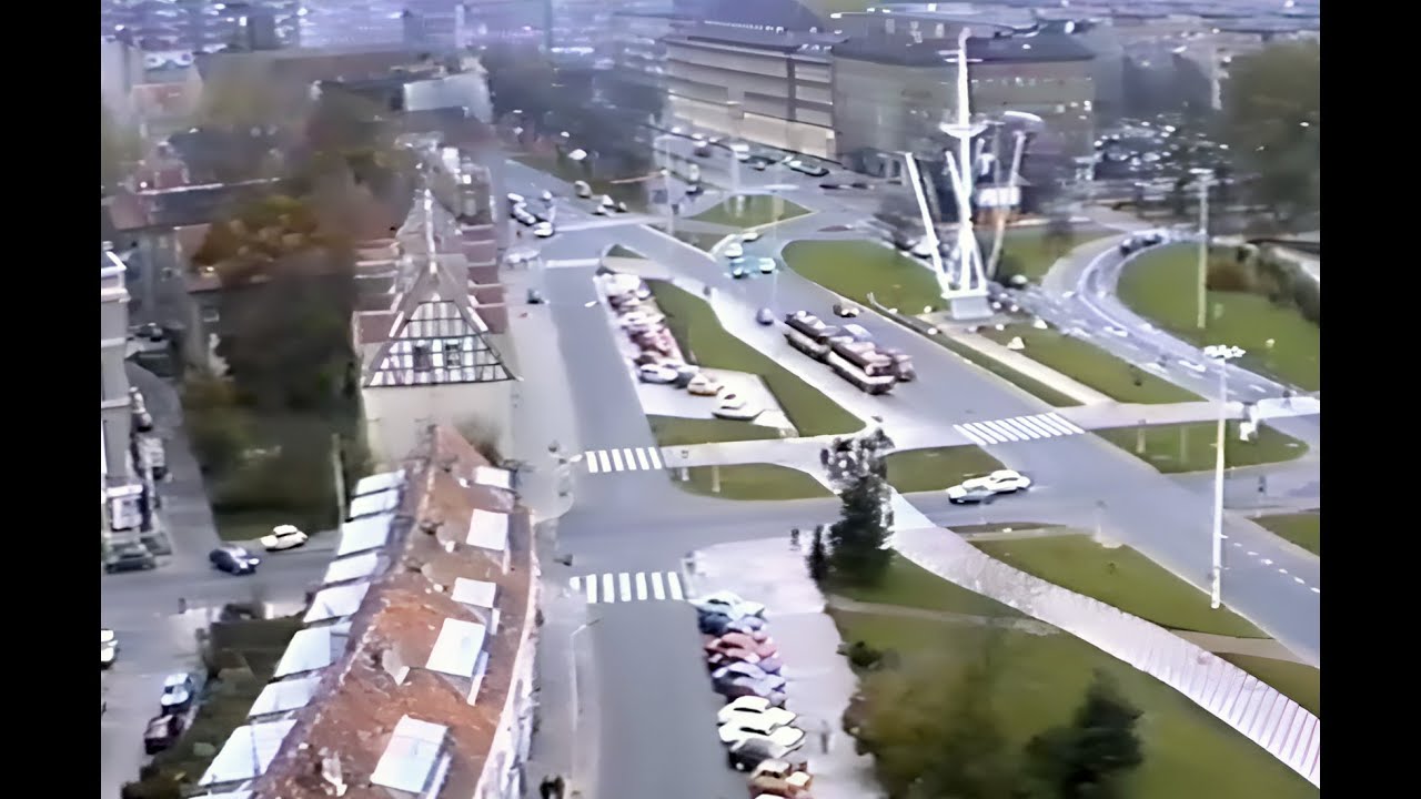 Szczecin 1993 z wieży Zamku Książąt Pomorskich