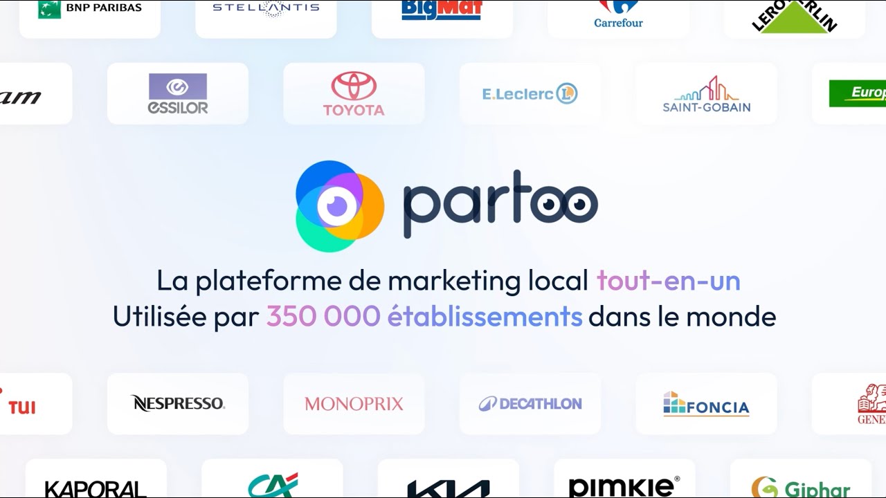 Découvrez Partoo, la plateforme tout-en-un pour votre marketing local !
