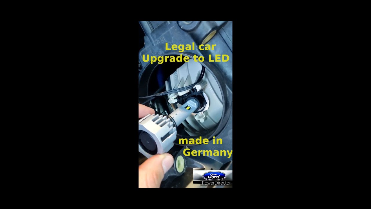 Retrofitting First Street Legal H7 LED on Ford Focus 3