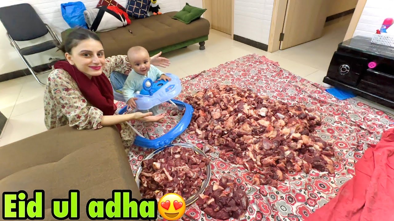 Qurbani ka Pehla din 😍 | Eid ul adha Mubarak❤️