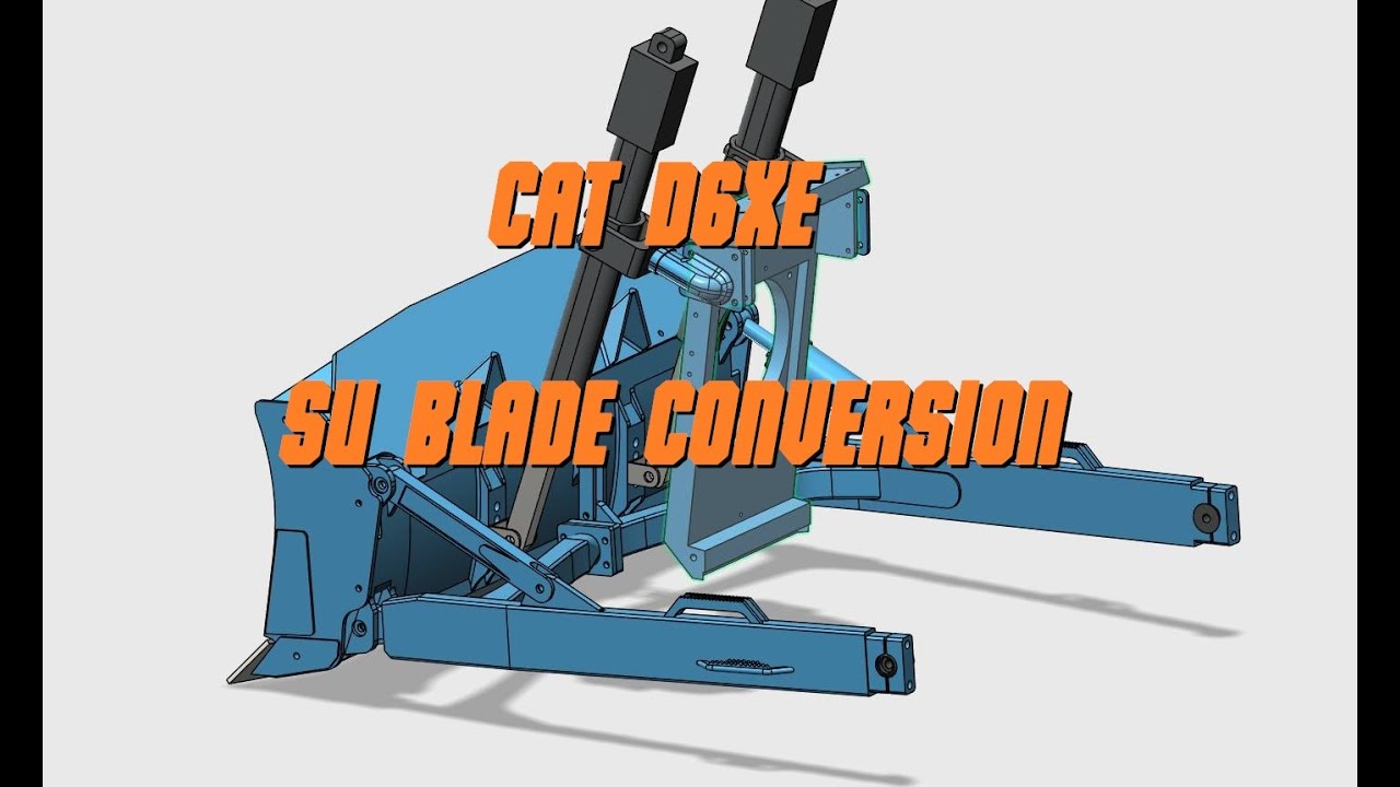 Переделка лезвия CAT D6XE SU — ЧАСТЬ 1