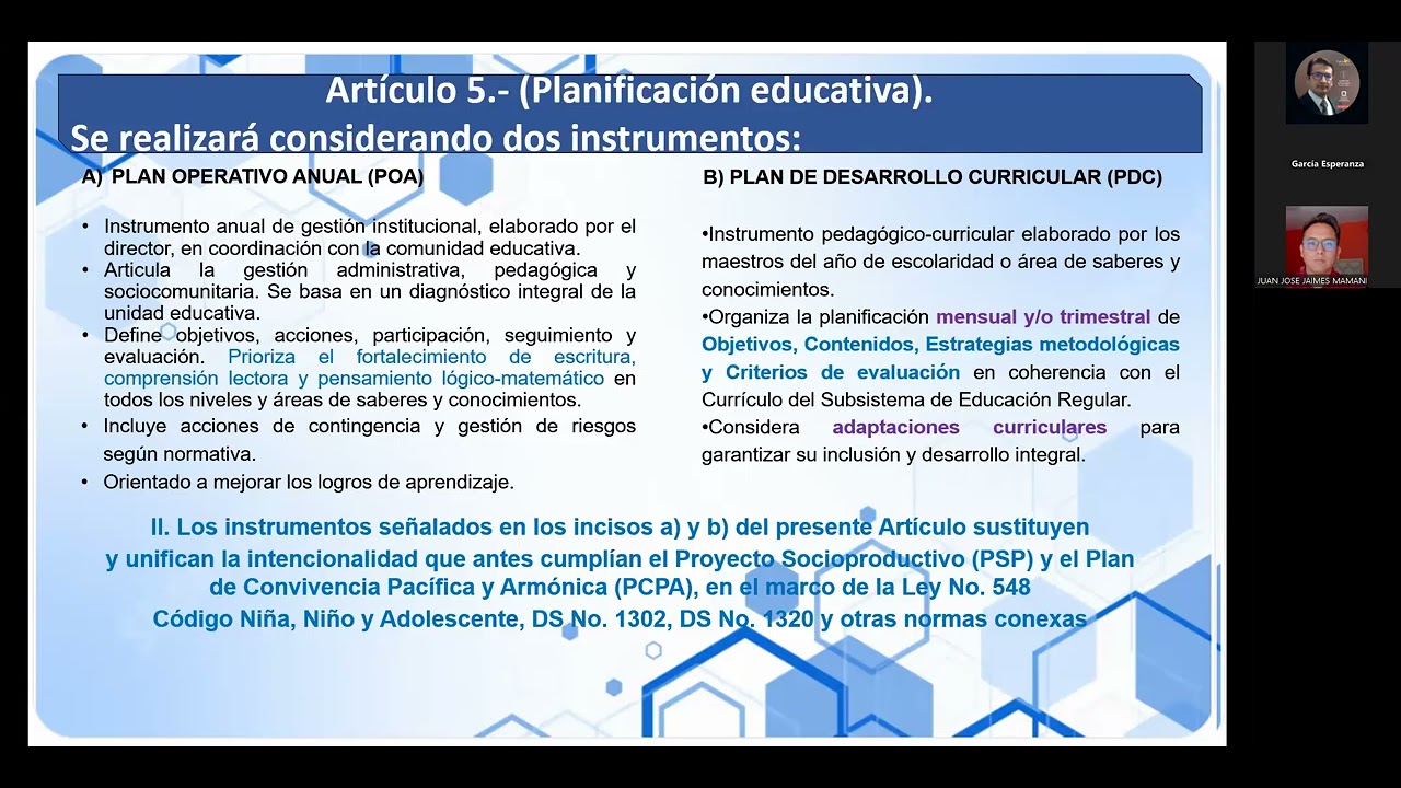 EDUC. REGULAR R.M. 01/26, LINEAMIENTOS CURRICULARES Y GESTIÓN EDUCATIVA