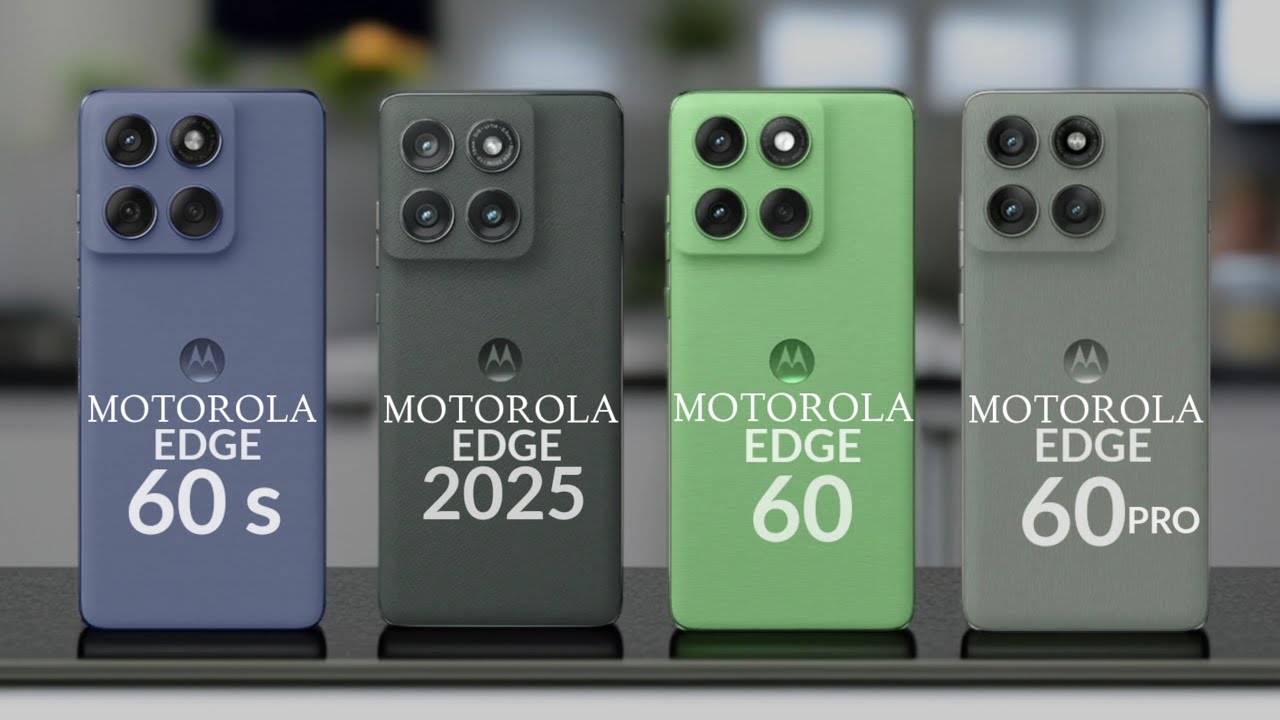Motorola Edge 60 s vs Edge 2025 vs Edge 60 vs Edge 60 Pro full comparison ⚡