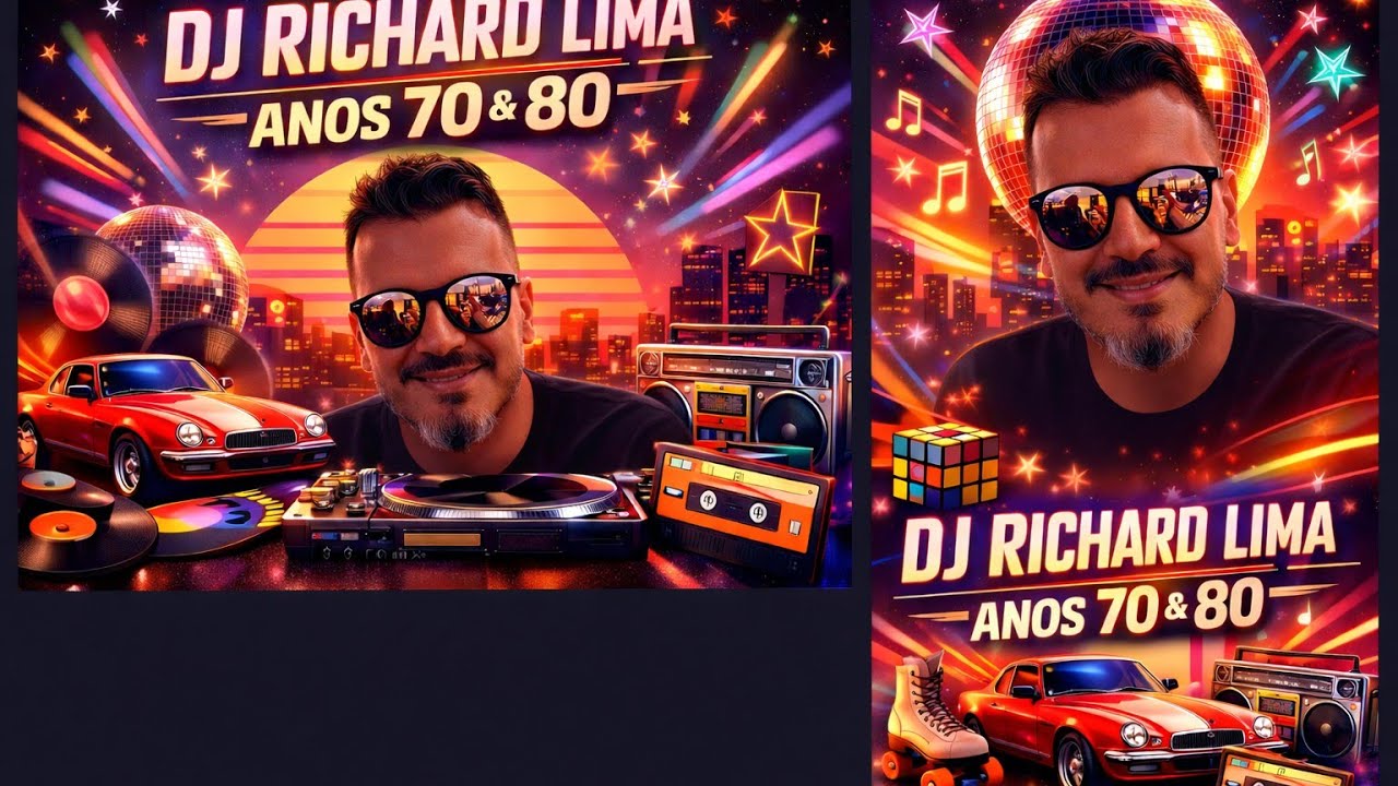 DJ Richard lima e DJ Gabi Boy #anos70#anos80#flashback 