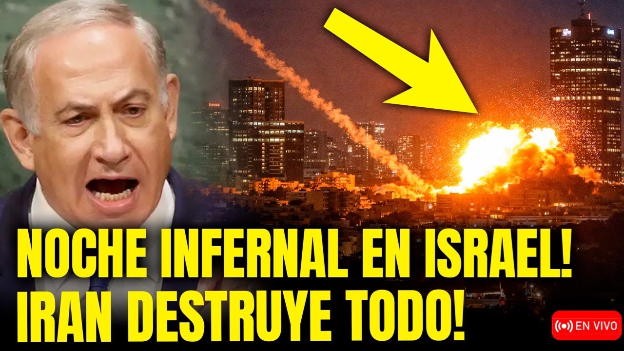 🚨 NOCHE INFERNAL EN ISRAEL: MISILES ULTRA PESADOS de IRÁN