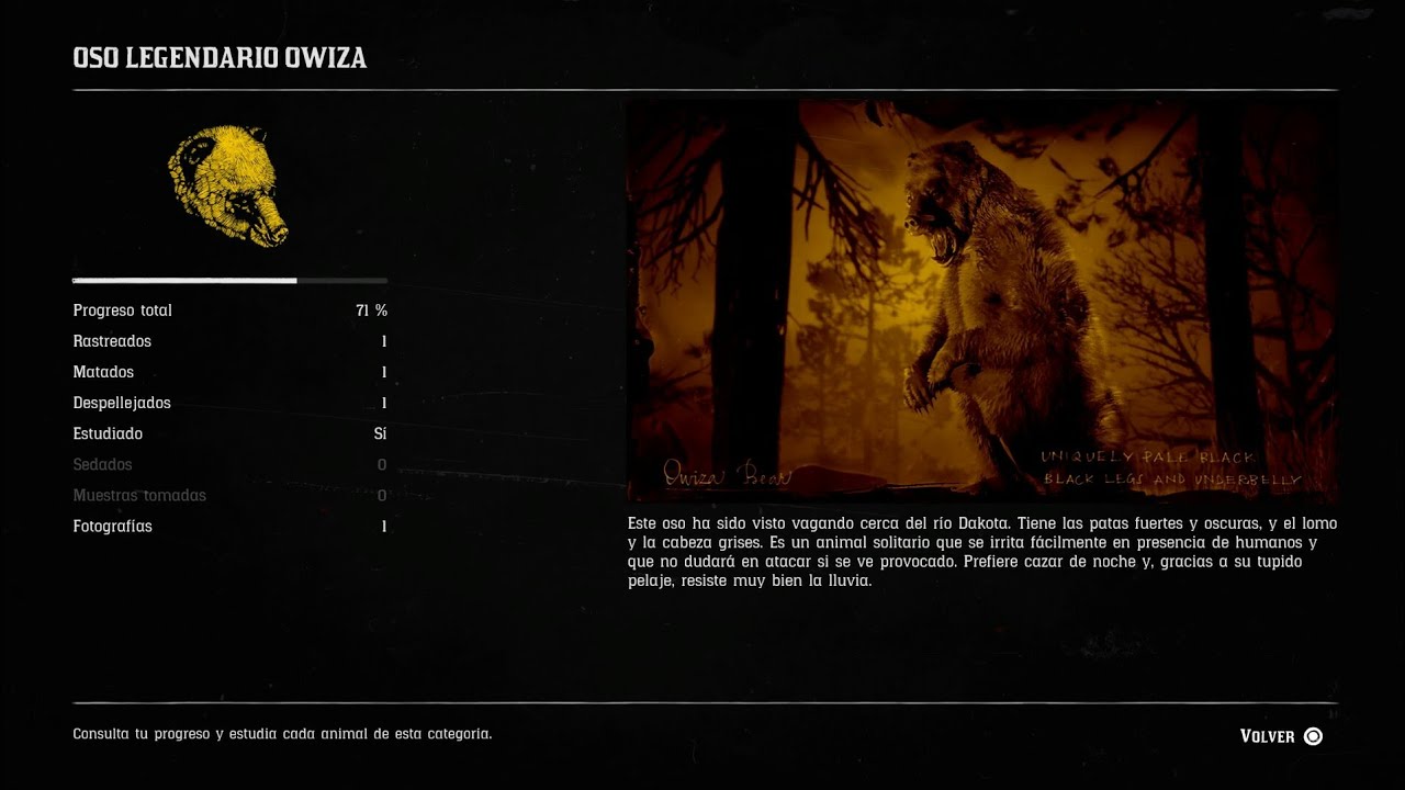 Red Dead online OSO LEGENDARIO OWIZA