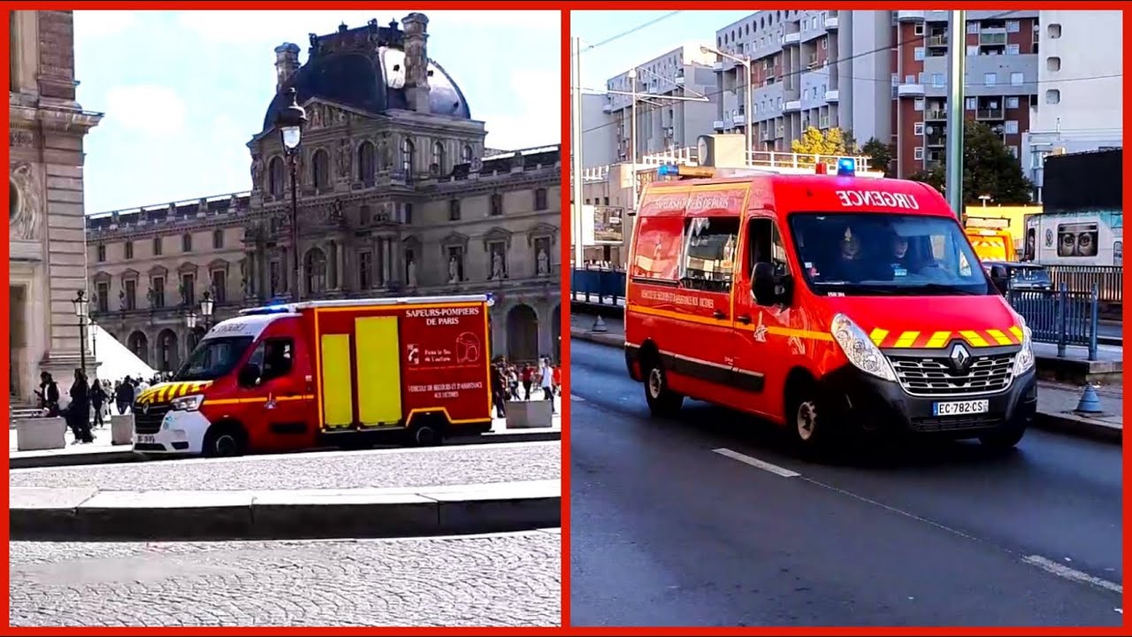 Sapeurs-Pompiers De Paris | Paris Fire Brigade - responding