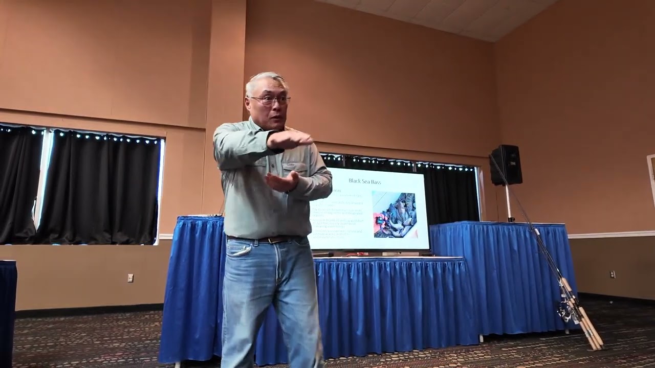 Maximizing your Black Sea Bass catch seminar by Captain Alan Lee of Mushin Sportfishing