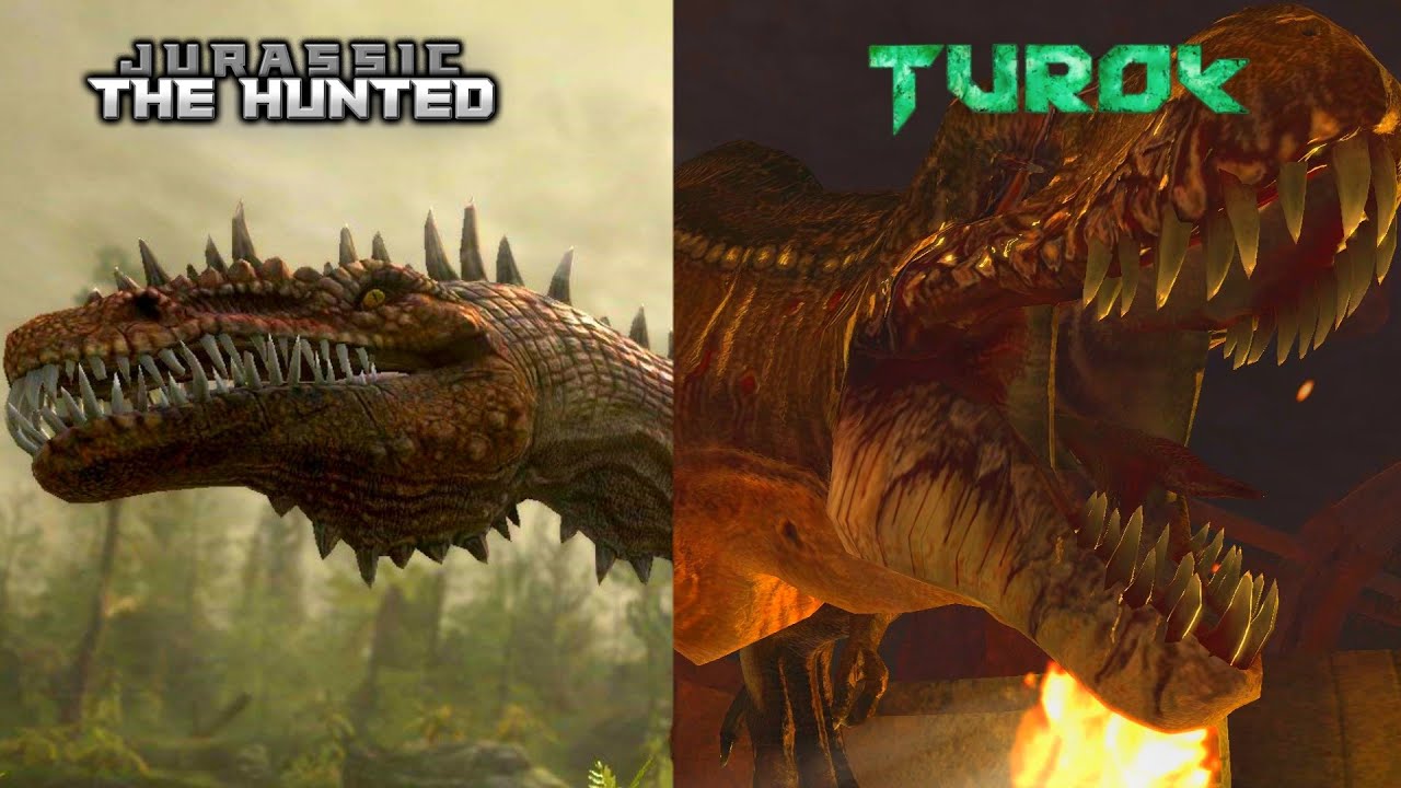 Jurassic: The Hunted VS Turok 2008 Game Comparison