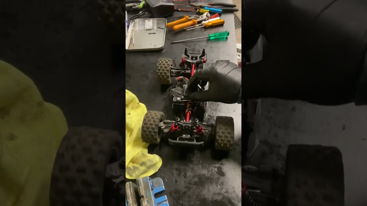 MJX 14209 diff lubrication - Before and after