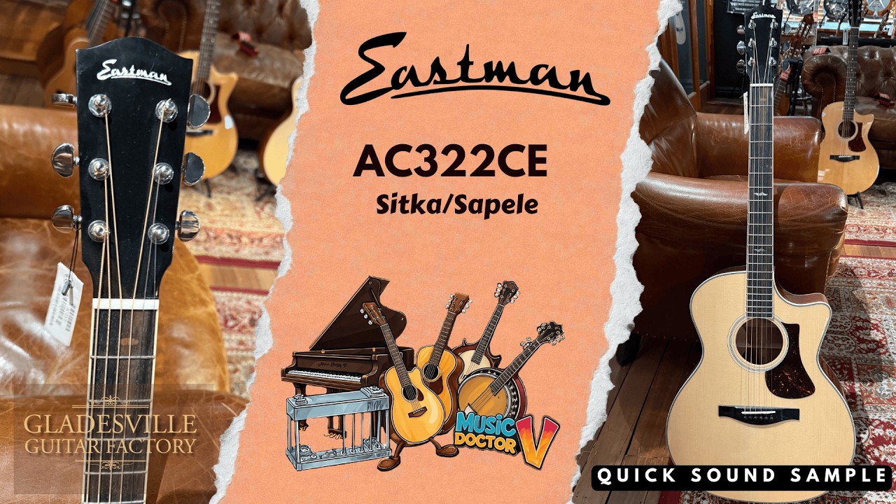 Eastman AC322CE  | Demo by Michael Varecka | Gladesville Guitar Factory