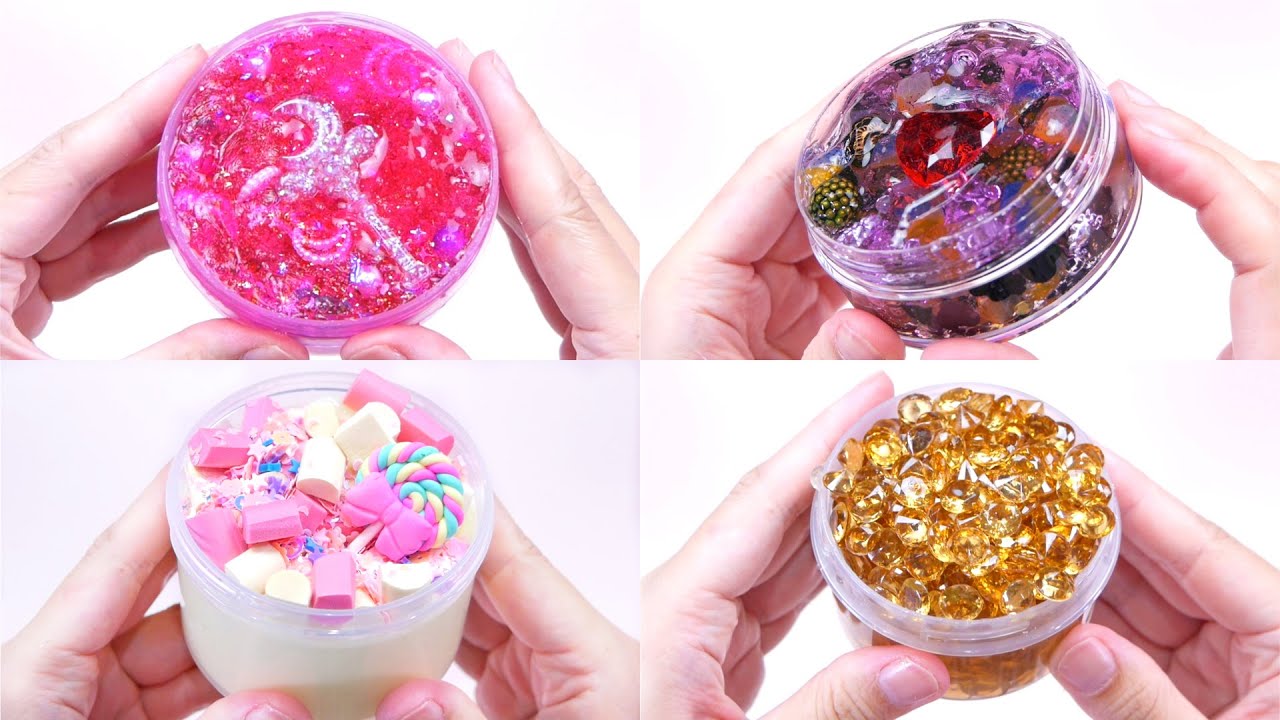 【ASMR】My viewer's Handmade Slime リスナー様の手作りスライム#67【音フェチ】