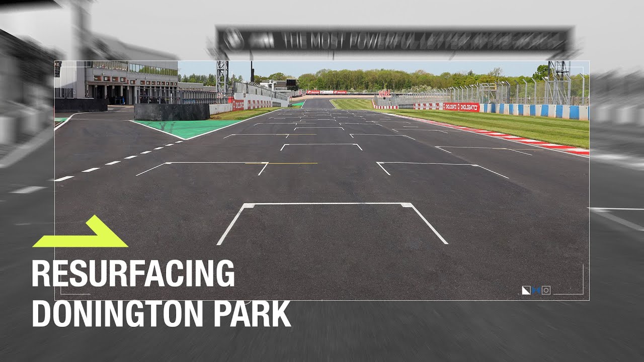 Resurfacing Donington Park