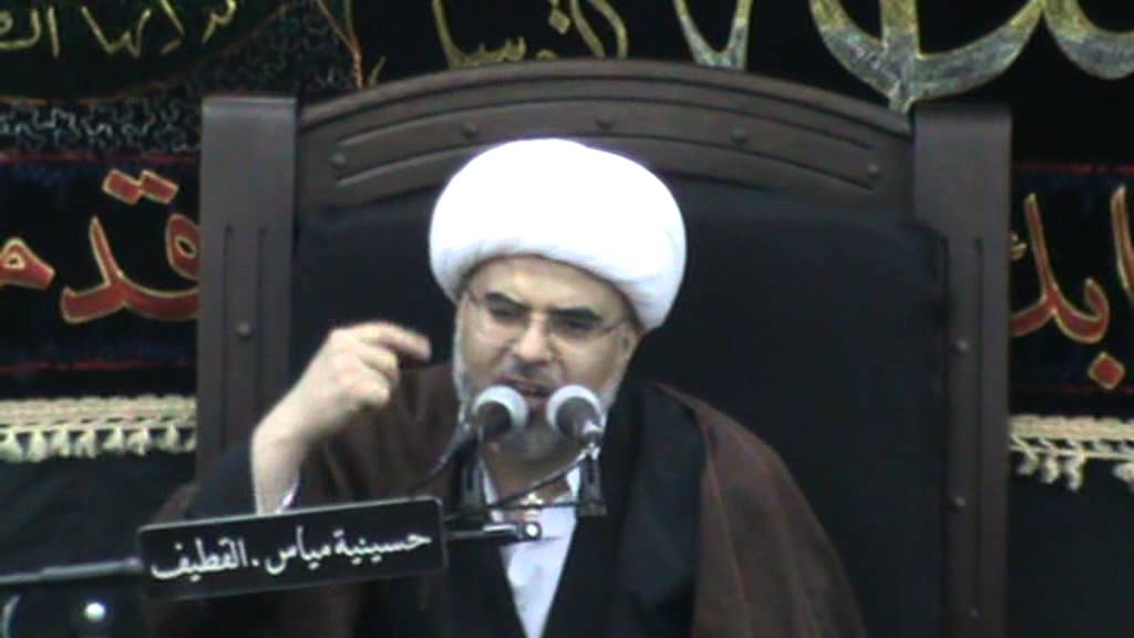 وصول الامام الحسين عليه السلام الى ارض كربلاء  الشيخ علي المعاتيق -حسينية مياس القطيف 1435هـ