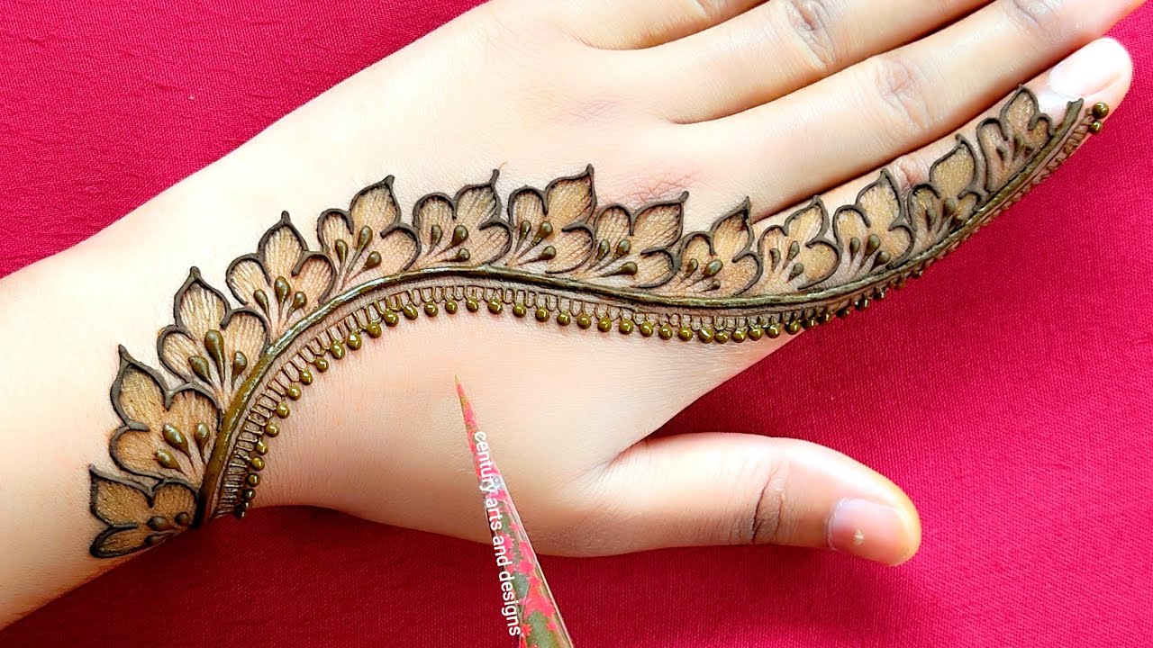 Very beautiful back hand mehndi design | easy full hand mehndi design | Mehndi design | Mehndi.