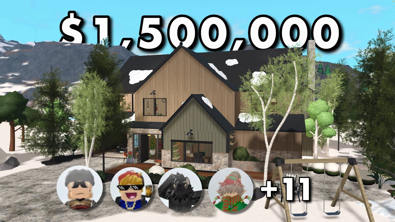 15 SUSCRIPTORES CONSTRUYEN MI CASA de BLOXBURG *$1.5 MILLONES*