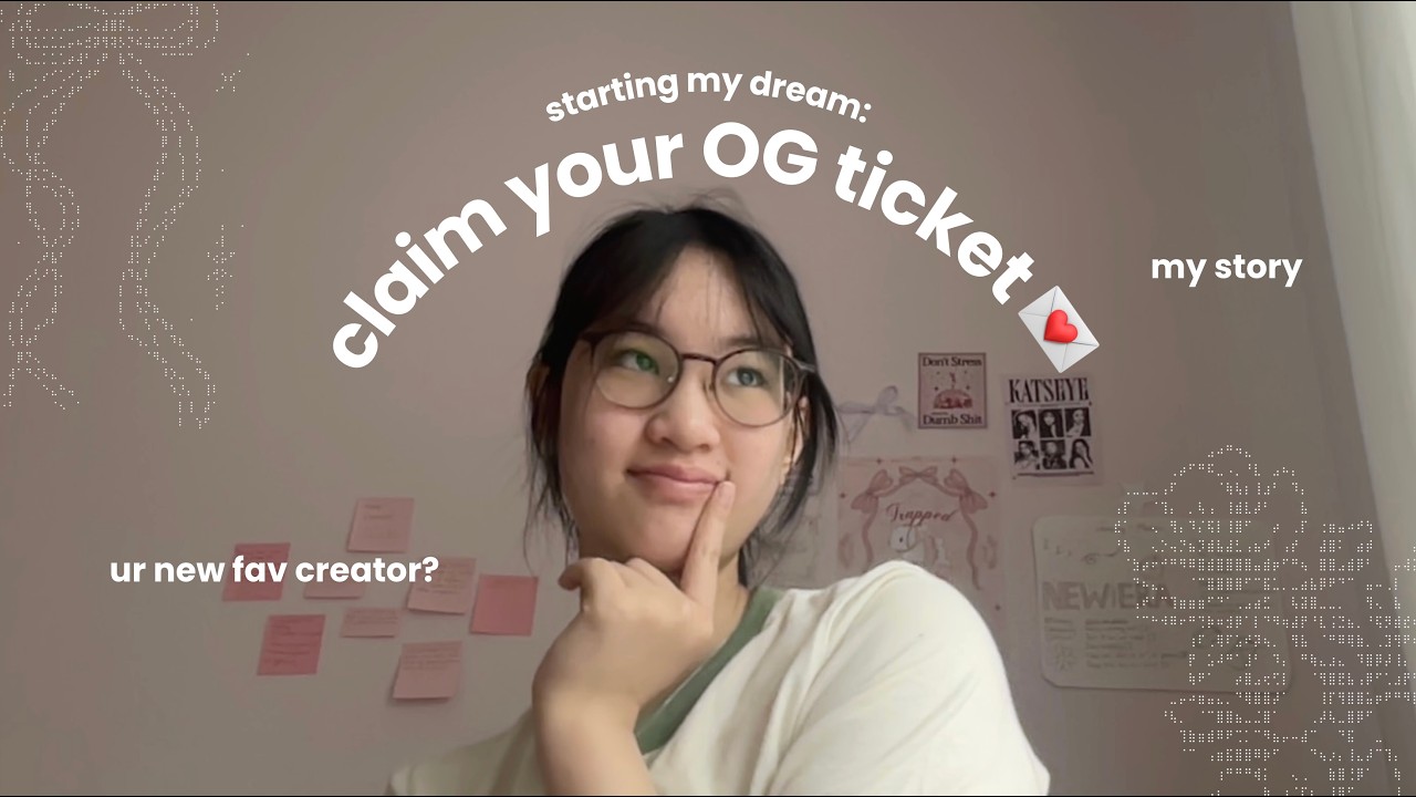 You found this channel early... welcome 💌 ✨
