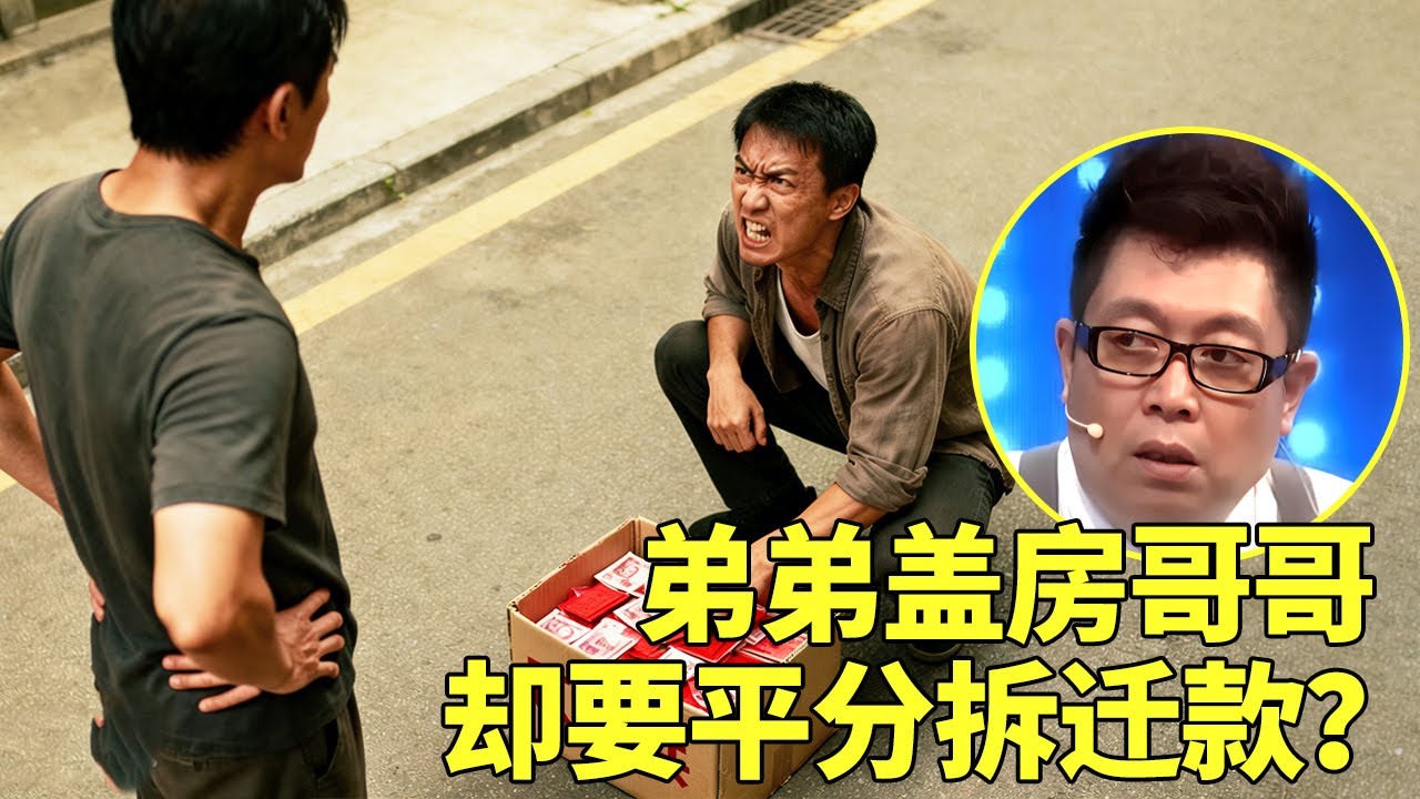 弟弟出钱盖房哥哥却要平分拆迁款,拿走22万还不满足,毕金仪:还不满意那你去告吧！【调解室】