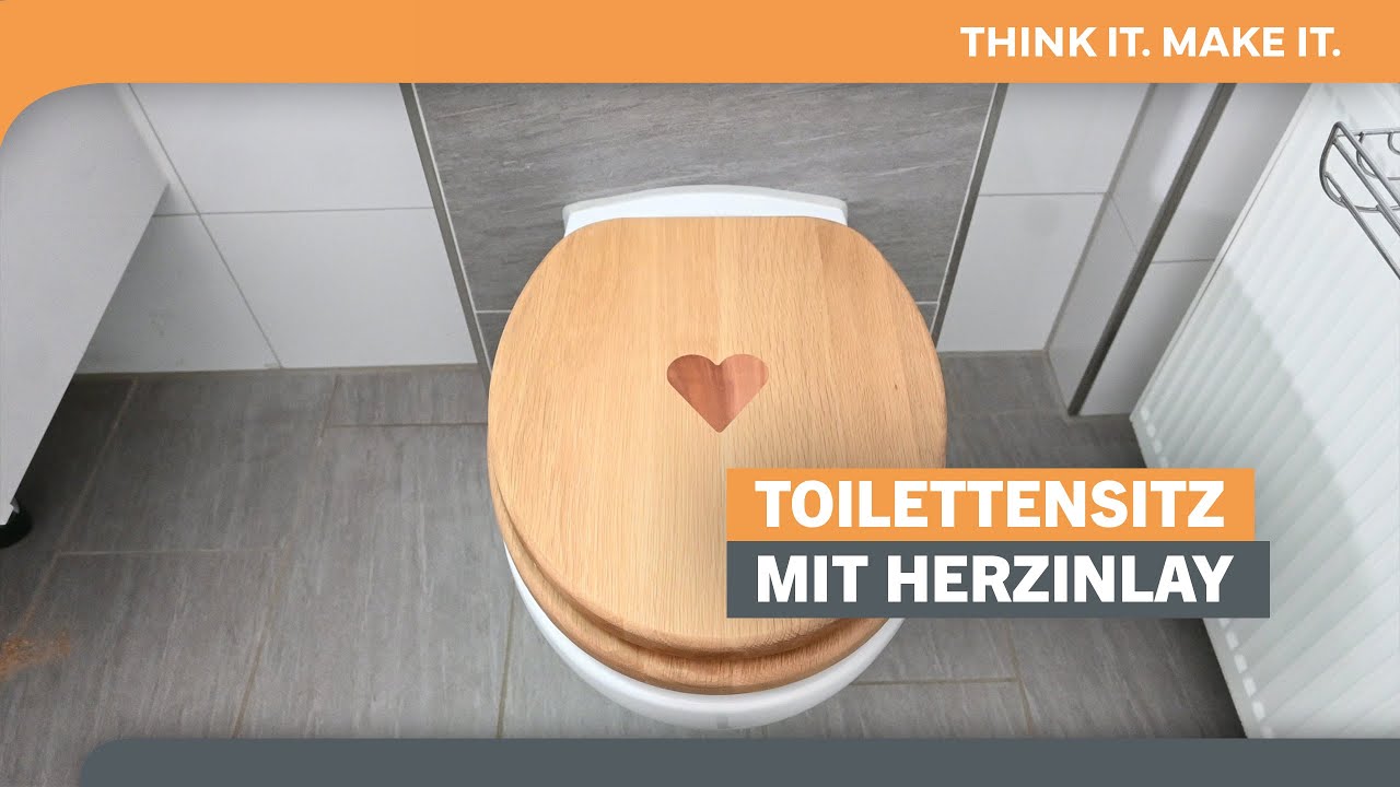 DIY Toilettensitz aus Massivholz mit Herzinlay | STEPCRAFT CNC Tutorial