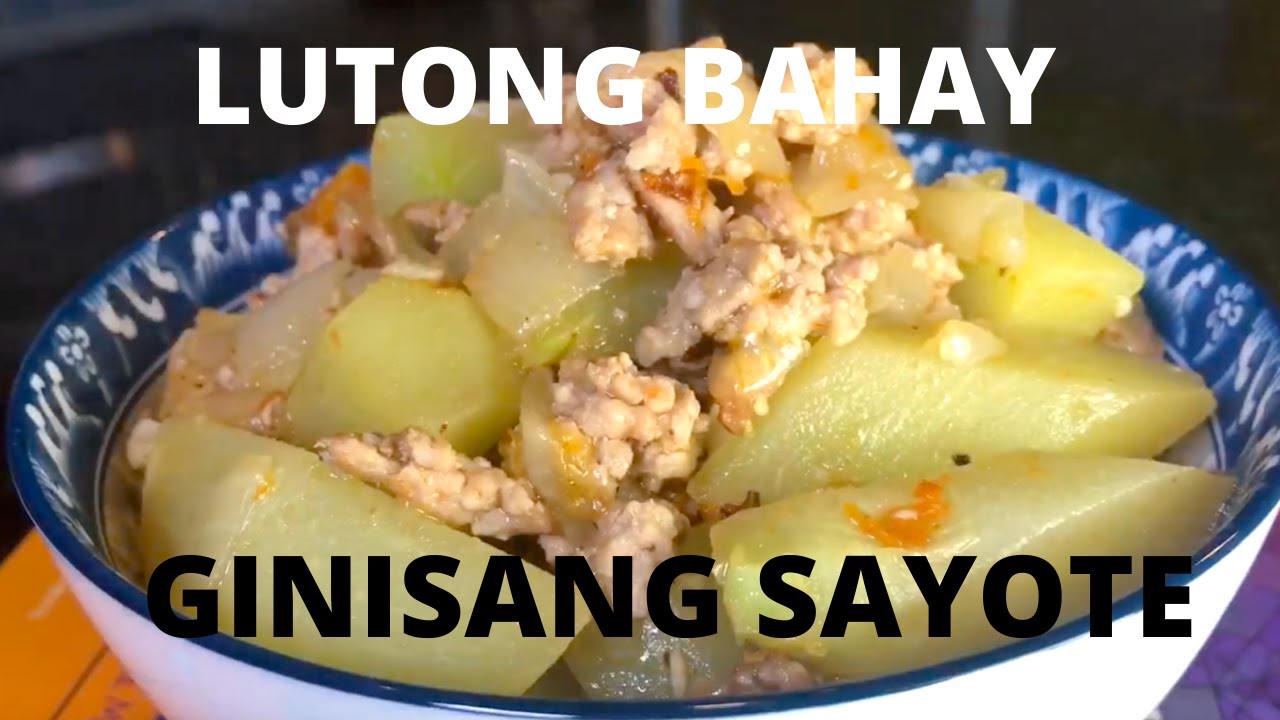 GINISANG SAYOTE OR PICADILLONG SAYOTE