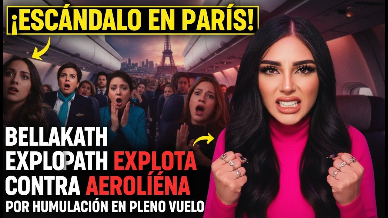 ¡Escándalo en París! Bellakath explota contra aerolínea por humillación en pleno vuelo