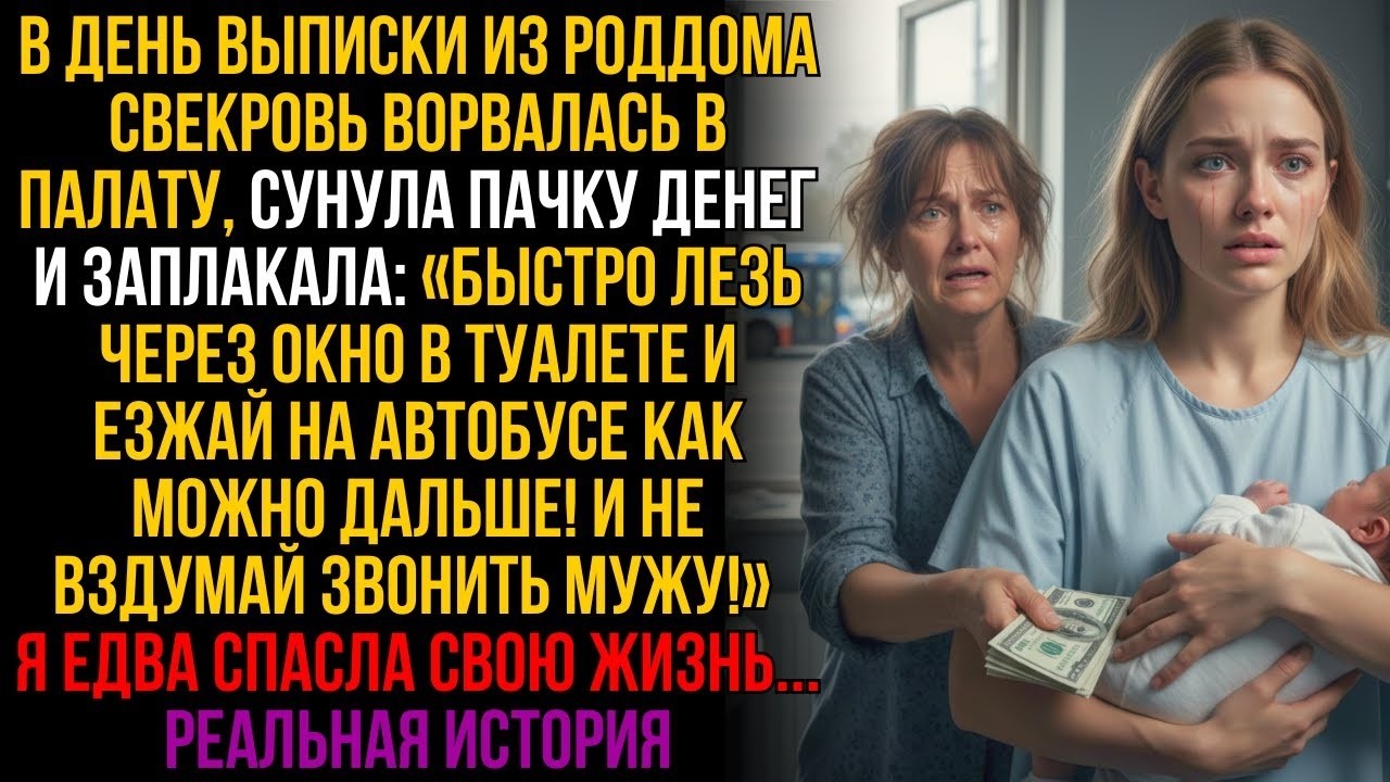 Свекровь влетела в палату в день выписки: «Бери деньги и беги через окно! Только мужу не звони...»
