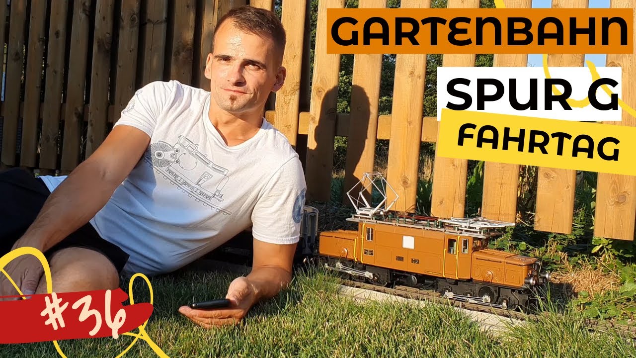 Unsere LGB Gartenbahn, Folge 36, Fahrtag mit dem LGB Krokodil und den Pullmann-Wagen