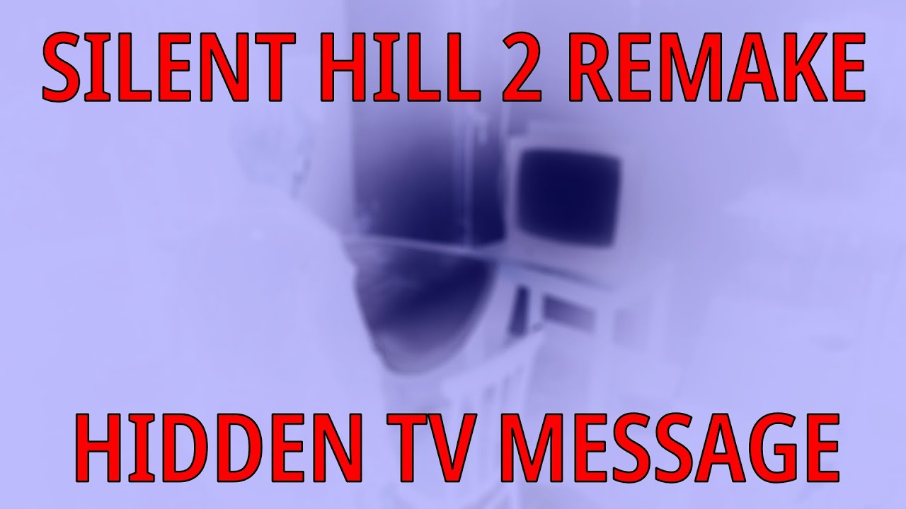 Silent Hill 2 Remake - Hidden TV Message