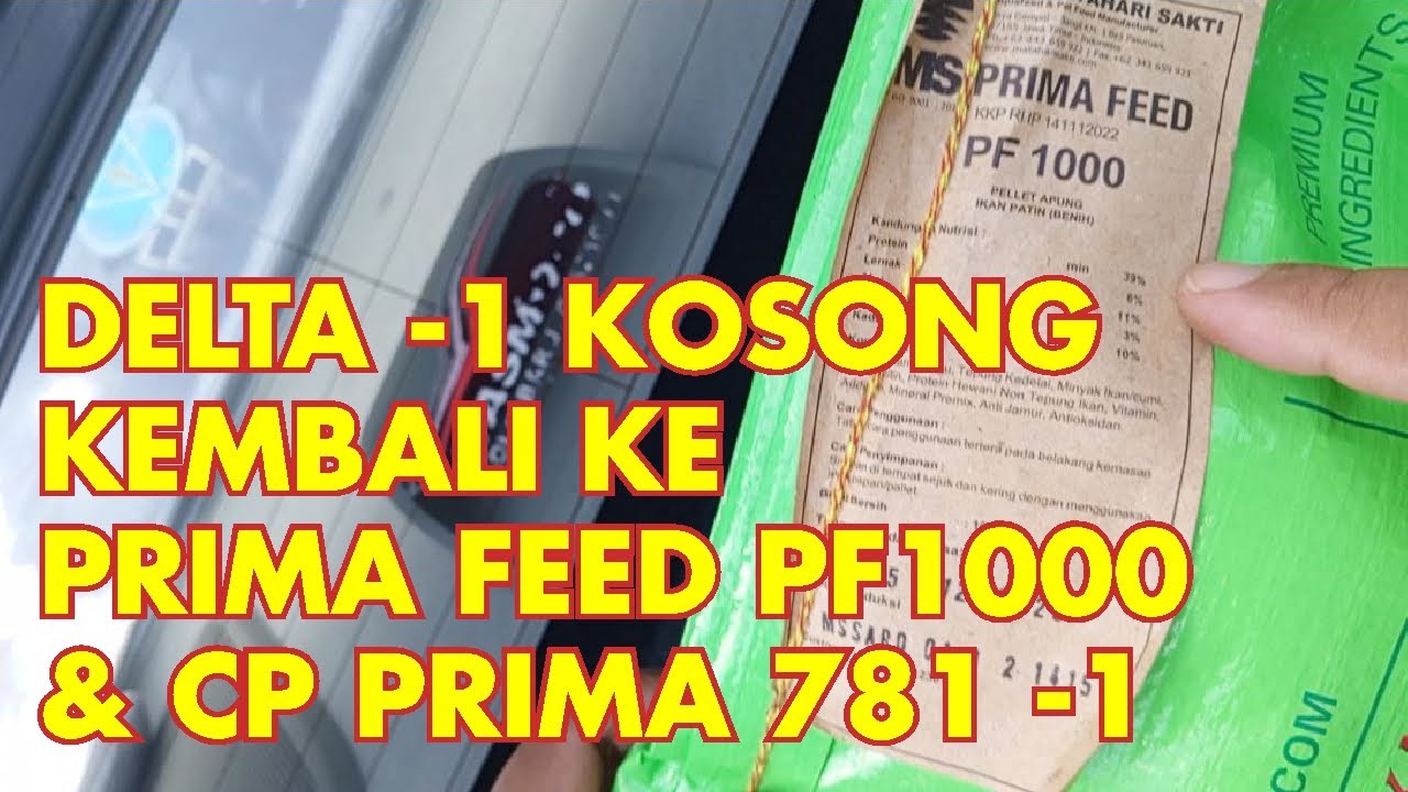 Perbandingan Nutrisi Pelet Lele CP Prima 781 -1 VS Prima Feed PF100