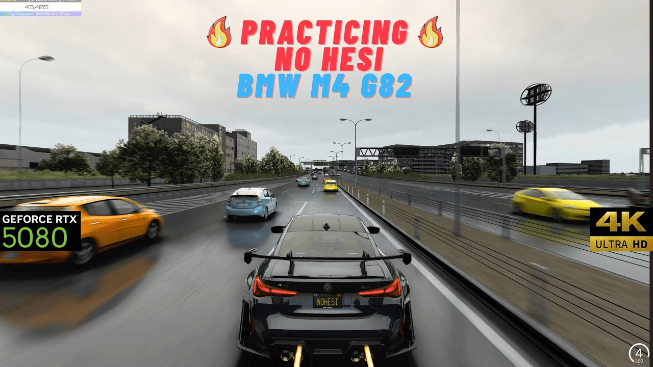 BMW M4 G82 No Hesi Practice on Shutoko | Assetto Corsa SRP 4K60【首都高MOD / RTX 5080】