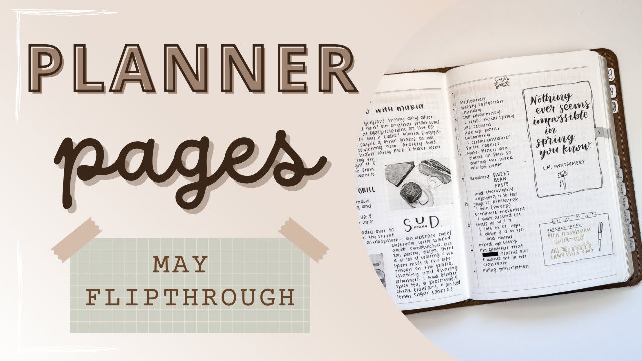 May 2023 Planner Flipthrough | Papertess Designs B6 | Functional Planning