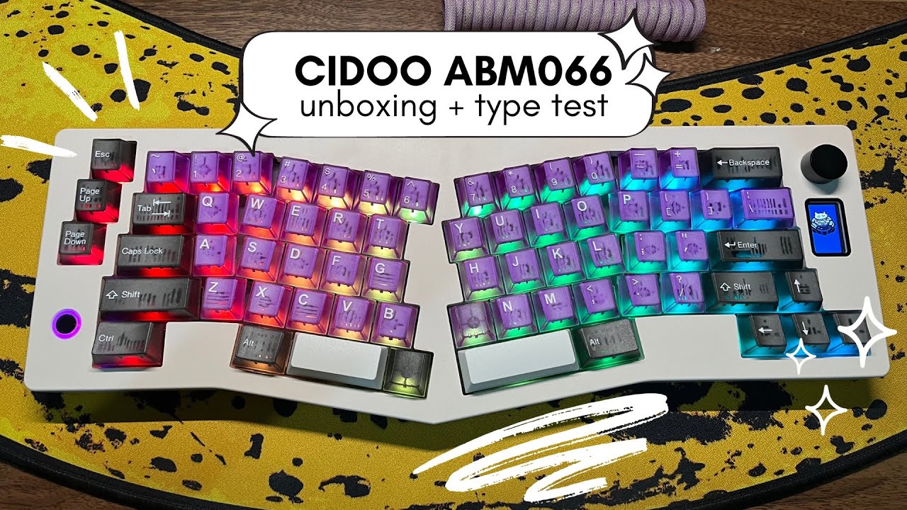 CIDOO ABM066 [Unboxing + Type Test] - Budget Alice Keyboard 🫣
