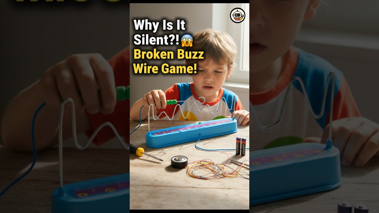 Broken Buzz Wire Game FIXED ⚡😱 | Toy Repair