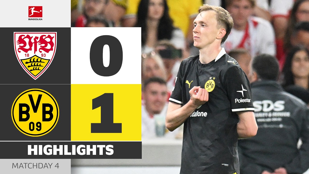 Top Of The Table! | VFB STUTTGART - BORUSSIA DORTMUND | Highlights | Matchday 4 &ndash; Bundesliga 2026/27