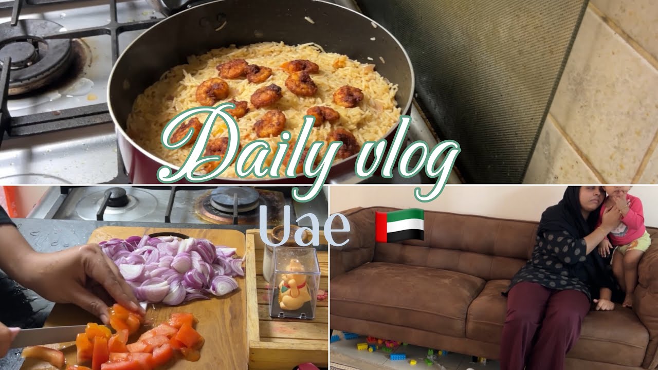Daily vlog 😊|making lunch| prawns Biriyani| @HaalasWorld123 