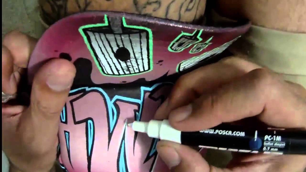 Como personalizar tu gorra - graffiti- customprocaps.