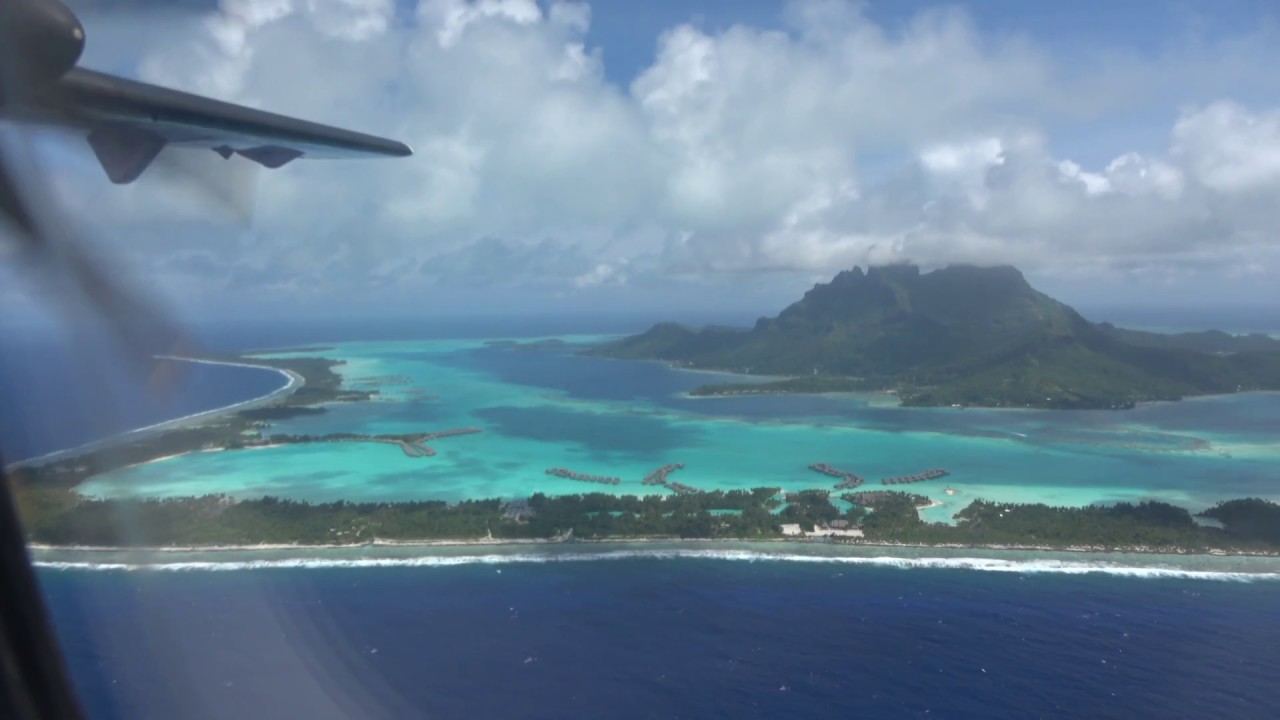 Air Tahiti ATR 72 Flight - Raiatea to Bora Bora Airport, French Polynesia