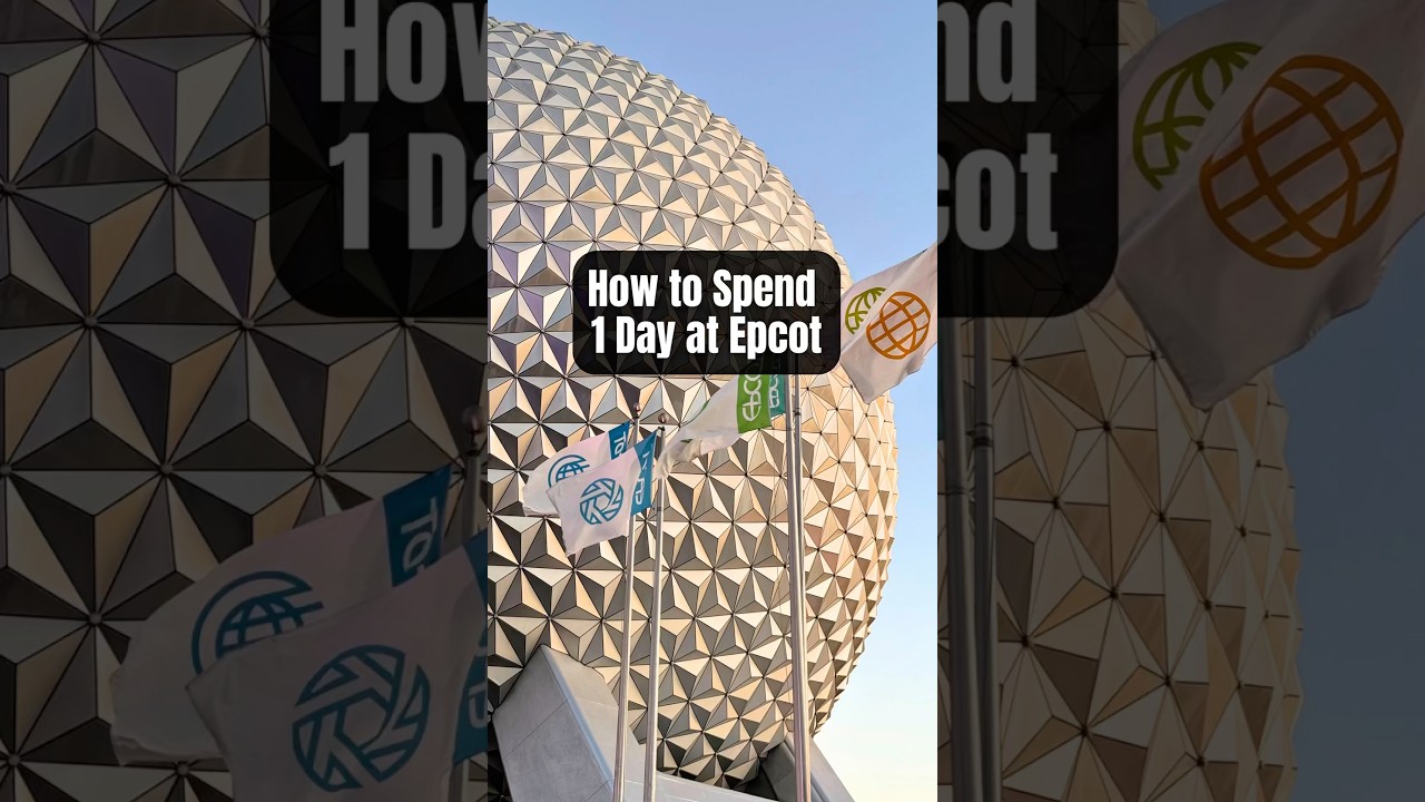 How to Spend 1 Day at Epcot💫🌏🤩 #epcot #disneyworld #disneyparks #disneytipsandtricks #disneytips